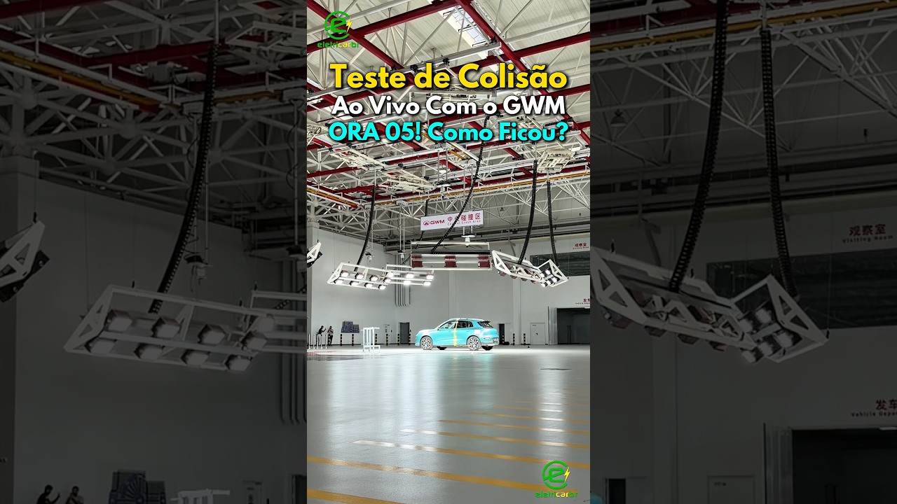 Teste de Colisão Ao Vivo Com o GWM ORA 05! Como Ficou?⚡️