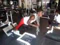 DeFrancosTraining.com - weighted 45-degree back extensions