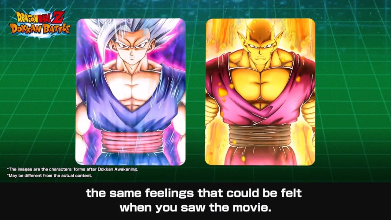 Dragon Ball Z Dokkan Battle Gohan Beast et Orange Piccolo arrivent