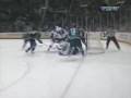 Blues vs. Sharks 01/20/07 Tkachuk saves a goal