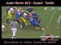 Justin Boren 2007 Football Highlights - UM Justin Boren 2007 Football Highlights - UM