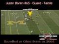 Justin Boren 2007 Football Highlights - UM