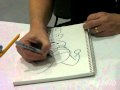 Bruce Timm draws Harley Quinn