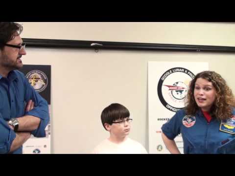Tim Pickens interviews student at Valley Intermediate School -  2