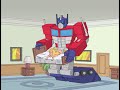 Hahahahahaha - Just watched All of Seth McFarlanes Cartoon Calvacade. Optimus Prime  was hilarious - http://www.youtube.com/watch?v=OJyL80fwHBE  and Dog in a Microwave - http://www.youtube.com/watch?v=0mF3VhQvl9o