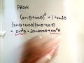 Proving some Random Trigonometric Identities Proving some Random Trigonometric Identities