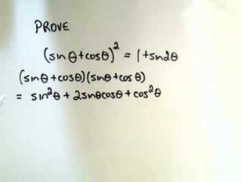 how to prove identities easily