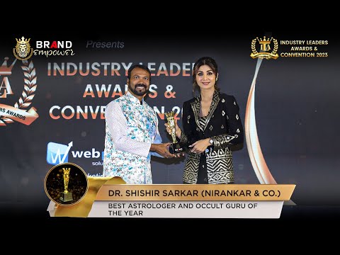 Dr. Shishir Sarkar (Nirankar & Co.) won Best Astrologer And Occult Guru of The Year at ILA 2023