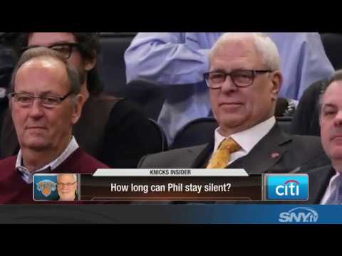 Video: How long can Phil Jackson stay silent about Carmelo and the Knicks?