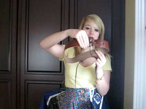 how to fasten american eagle belts