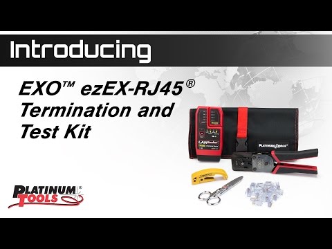 EXO ezEX-RJ45 Termination & Test Video