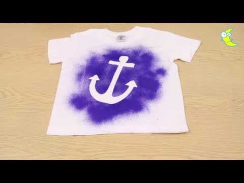 how to make spray paint t shirts