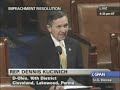Kucinich introduces Resolution for Impeachment of Bush Kucinich introduces Resolution for Impeachment of Bush