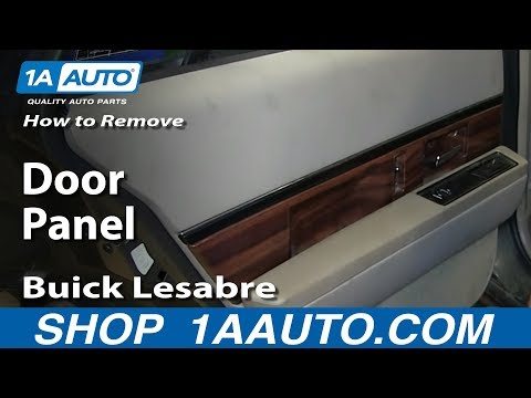 How To Remove Install Replace Rear Door Panel 1993-99 Buick Lesabre