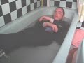 [Wetlook] Clothed Bath No. 1: Business Suit