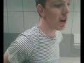 me and allan having a loo break to spramp our faces with water lol 

don't know that man is in the suit lol