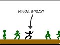 Ninja Spay Stick Figure Fight
