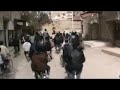 Douma 23/02/2012: A nice demonstration on bicycles in the city