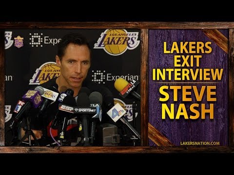 Video: Lakers Exit Interviews 2014: Steve Nash Talks Money, Plus What's Left To Achieve?