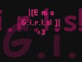 Emo/Scene Boys =] & Girls.