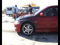Mitsubishi Lancer Evo VIII DCS Vs. Lada Turbo Drag Race