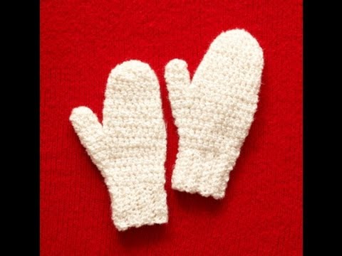 how to knit easy mittens