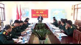 Đảng ủy Quân sự thành phố họp phiên cuối năm 2019