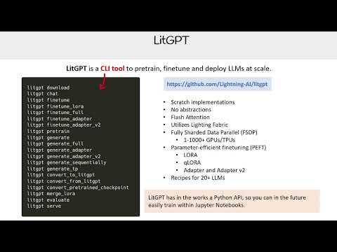 litGPT - GenAI Essentials