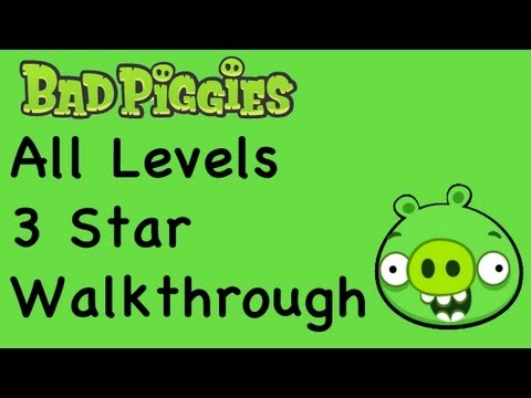 Bad Piggies - 3 Star Walkthrough All Levels (Ground Hog Day, When Pigs Fly, Sandbox, Hidden Skulls, Bonus Levels)