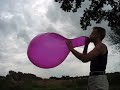 balloon blow to pop
