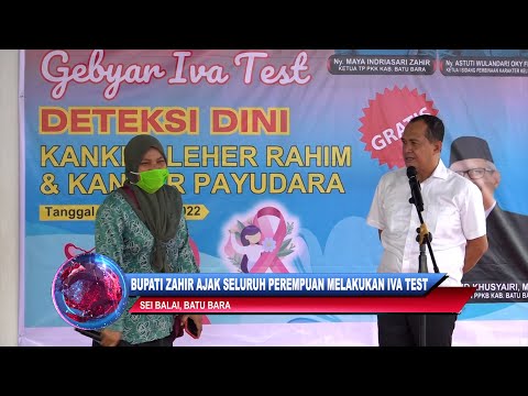 BUPATI ZAHIR AJAK SELURUH PEREMPUAN MELAKUKAN IVA TEST