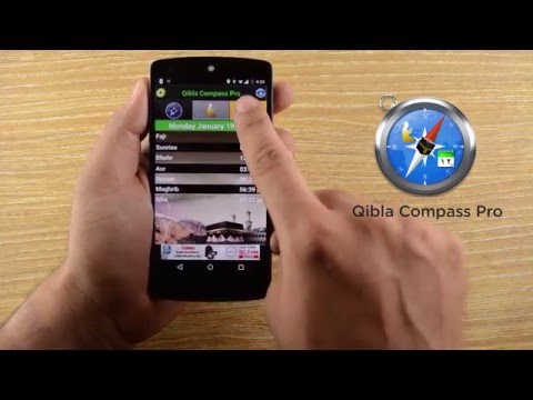 how to locate qibla using a compass