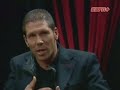 Entrevista a Simeone - Habla de Racing