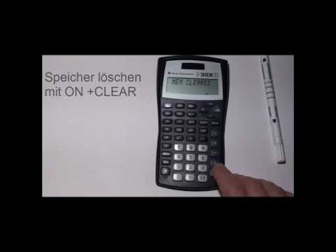 Texas Instruments TI 30 X II S Teil 1