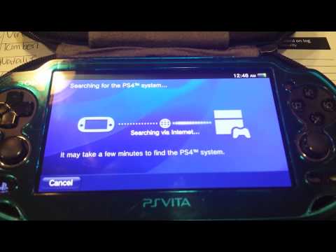 how to set up remote play on ps vita