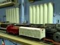 first train night for 2009. features illinois central orange freight, canadian pacific freight in ho, lionel 700 series passenger cars, and a little set from katsumi.