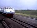 Argo Bromo express train passing by