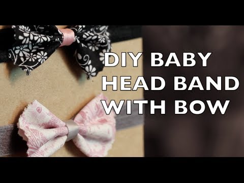how to attach bow to headband