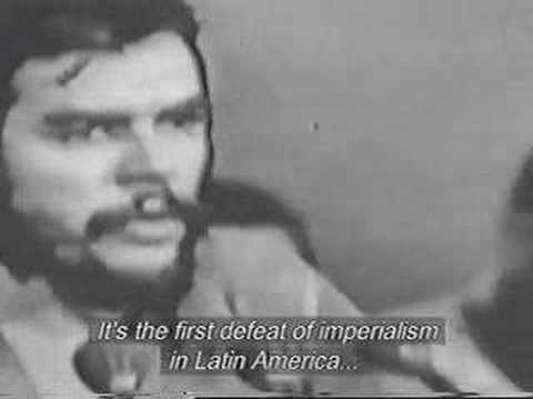 Che talking about the Bay of Pigs ...