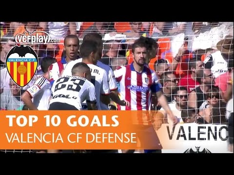 TOP 10 Valencia CF Defense Goals - Best Defense Is a Good Offense