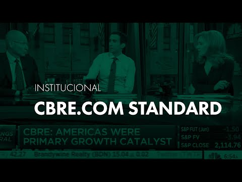 O CEO Mundial da CBRE avalia crescimento do mercado imobiliário no mundo para CNBC