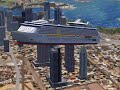 freedom of the seas taking off and landing.