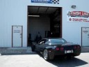 My Z06 being pulled on to the dyno