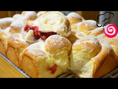 Сдобные Сладкие Булочки с Малиной