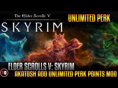 how to add perk points in skyrim