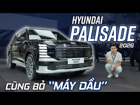 Hyundai Palisade 2026: Ngoại hình lại khác biệt, bỏ máy dầu và đẹp hơn...Santa Fe