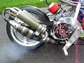 test bas moteur bicylindres bog bore 77 cc sans réglages