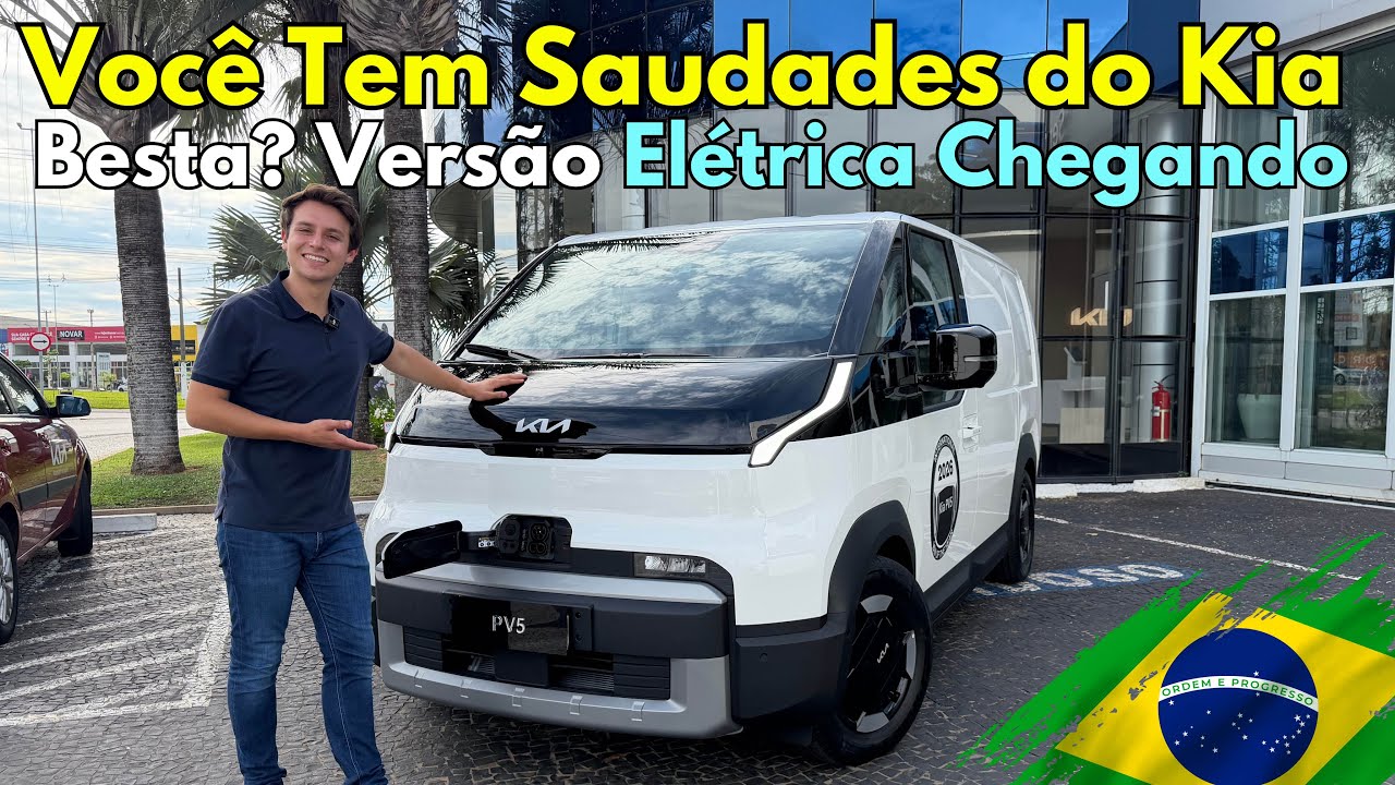 Você Tem Saudades do KIA Besta? Que tal uma Volta 100% Elétrica? Teste de KIA PV5