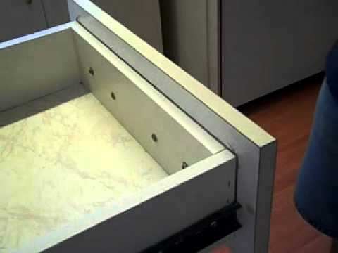 drawers - http://fixmycabinet.com How To Adjust Drawer Fronts-Making adjustments to kitchen or bathroom cabinet drawers. How to straighten out crooked fronts. Realigni...