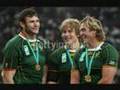 Percy Montgomery & South Africa Rugby World Cup Champs 2007. First Bok to make One Hundred Caps.